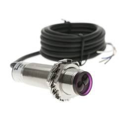 Sensor interruptor célula fotoeléctrica NPN NO+NC 10-36VDC M18 10-30cm autoreflexiva