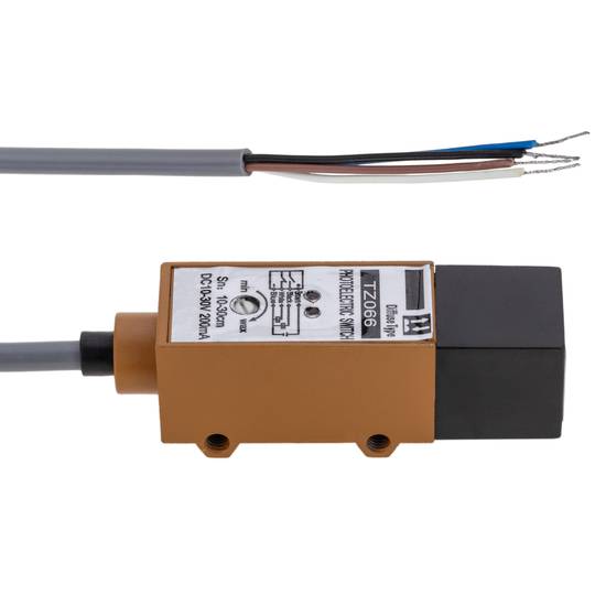 Photoelectric cell sensor switch PNP NO+NC 10-30VDC 30cm reflective