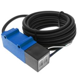 Interruptor sensor célula fotoeléctrica NPN NO+NC 10-30VDC 2m com refletor