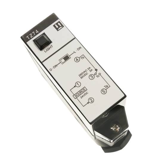 Interruptor sensor célula fotoeléctrica NO+NC 24VDC 250VAC com refletor