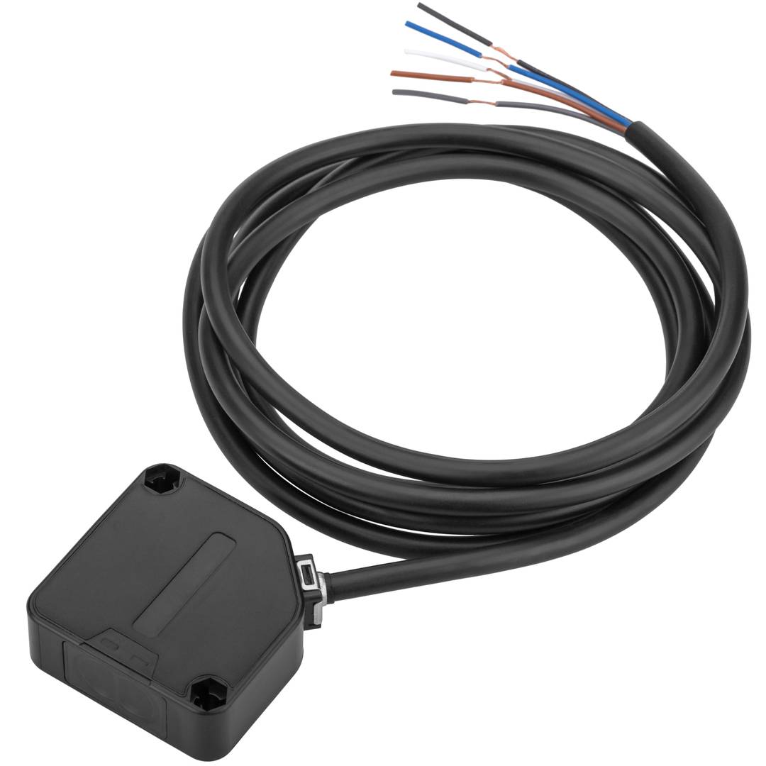 Sensore interruttore sensore foto elettrico fotocellula NO+NC 24-240 VAC/VDC 10-30cm sbarramento