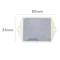 Rectangular catadioptric reflector mirror for photoelectric photocell 85x55mm