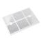 Espelho reflector catadioptric retangular para fotocélula fotoelétrico 112x73mm