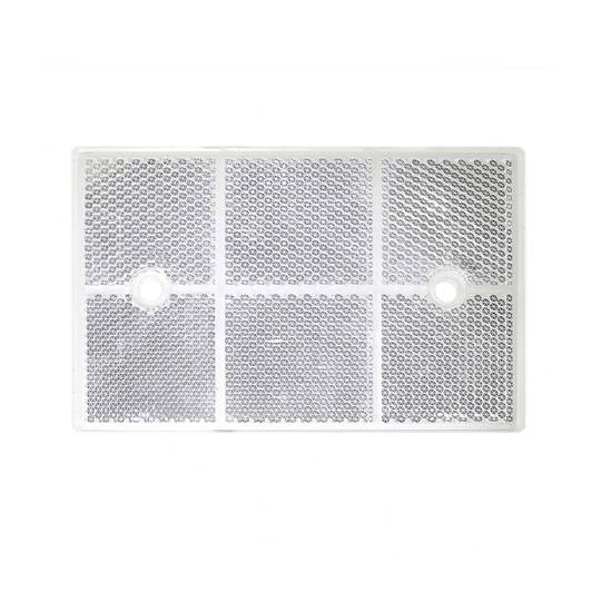 Espelho reflector catadioptric retangular para fotocélula fotoelétrico 112x73mm