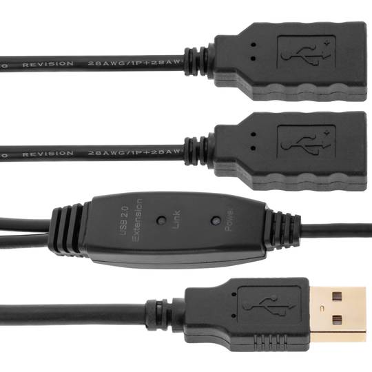 Câble d'extension USB 02:00 > 2xAH (5m)