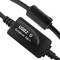 USB 2.0 Extension AM cable to 1 AH with 20m power supply