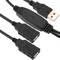 USB 2.0-verlengkabel AM tot 2 Ah van 10 m