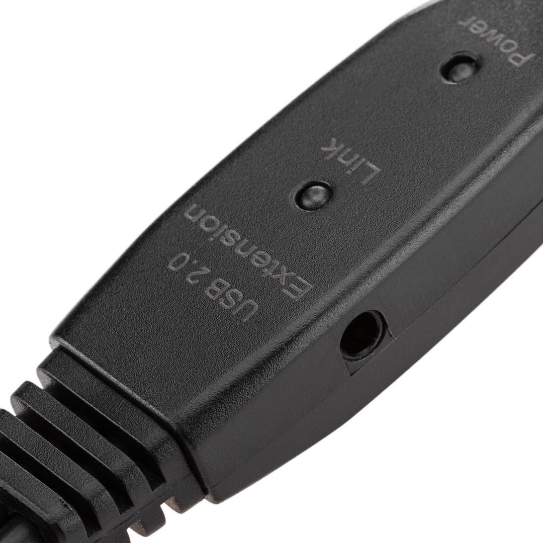 USB 2.0-verlengkabel AM tot 2 Ah van 10 m