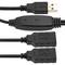 USB 2.0-verlengkabel AM tot 2 Ah van 10 m