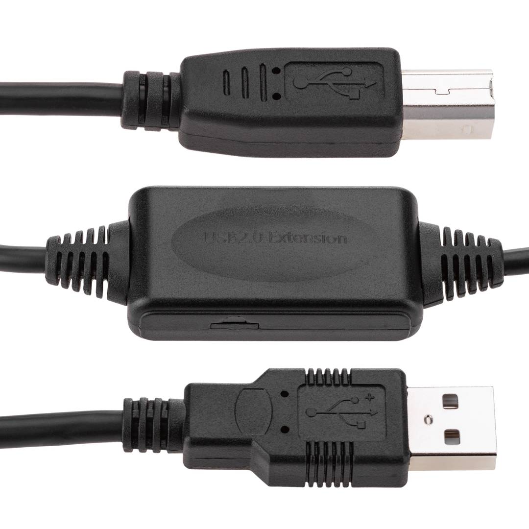 Extensão USB 2,0 cabo PM 1xBM (15m)