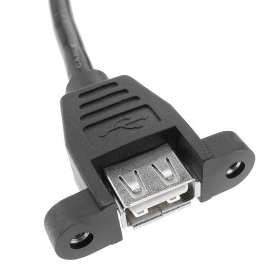 Cabo de extensão USB 2.0 de 125 cm para incorporar