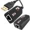 Cable extensor USB 2.0 per cable de xarxa UTP de 50m