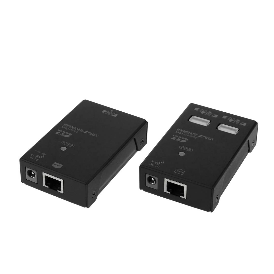 Extensor multiplicador de cable USB 2.0 a 4 puertos USB por cable de red  UTP hasta 200m - Cablematic