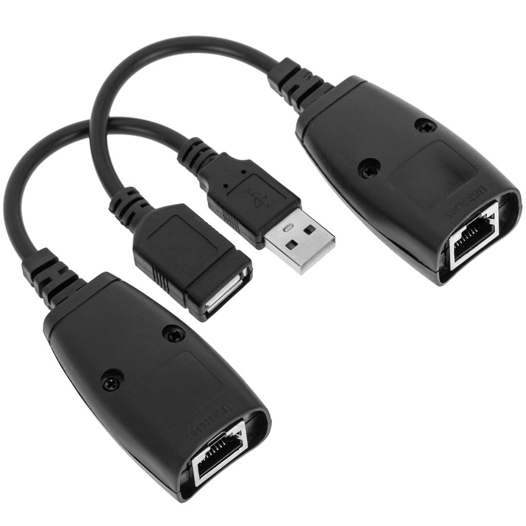 Prolunga USB 2.0 per cavo di rete UTP da 45 metri - Cablematic