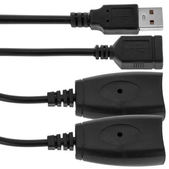 Prolongateur USB 2.0 pour câble réseau UTP de 45 mètres