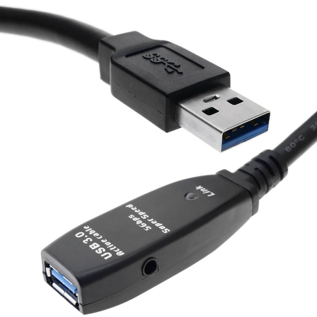 Cable Nanocable Prolongador Alargador USB 3.0 Con Amplificador Tipo AM - AH  10M.