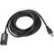 Extension cable with amplifier USB-A 3.0 male to USB-A 3.0 female 5 m black