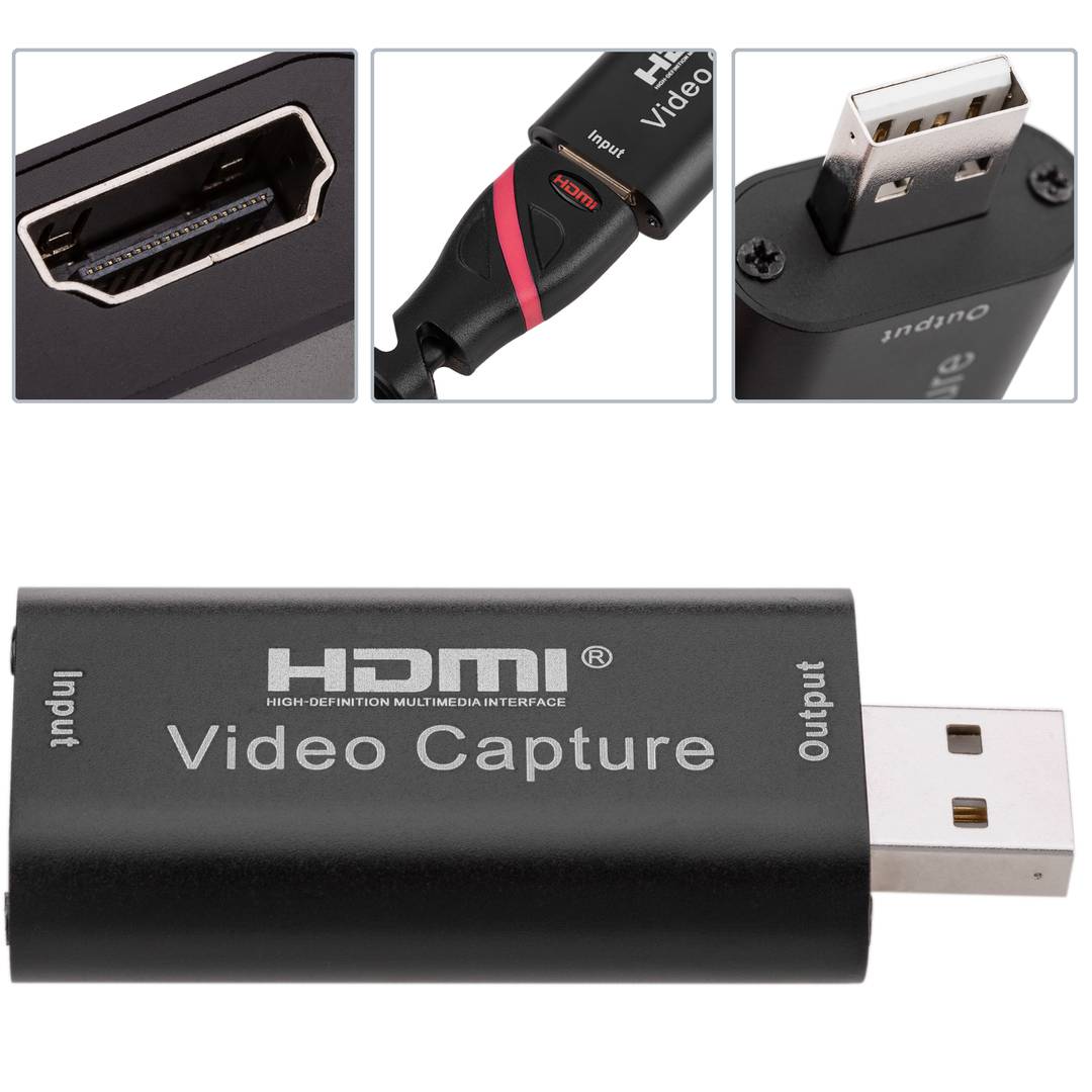 Capturadora de video Z27A HDMI a HDMI Female USB