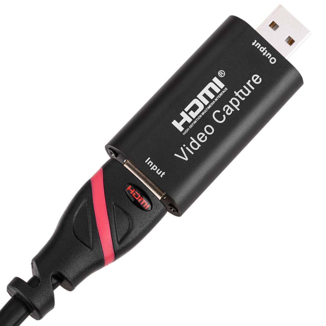 CAPTURADORA DE VIDEO USB a HDMI, 1080P, 60Hz, 4K, HDMI - HARTEC
