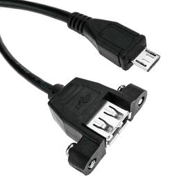 USB 2.0-Kabel zur Befestigung am Micro-USB-Stecker des Panels an der USB-A-Buchse
