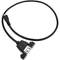 Cable USB 2.0 para fijación a panel microUSB macho a USB A hembra