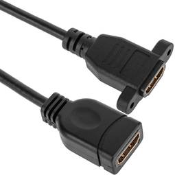 Przedłużacz HDMI żeński do żeńskiego panelu 50 cm