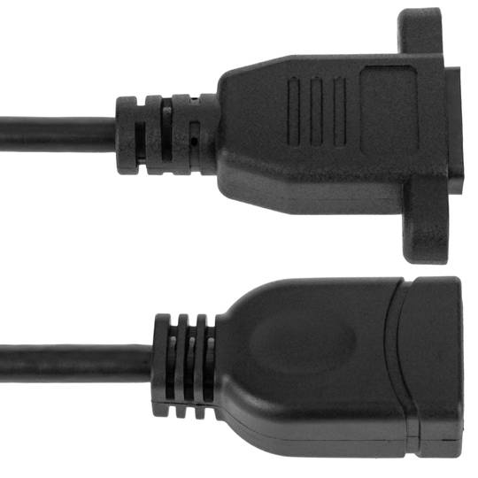 Cavo di prolunga HDMI femmina a femmina tipo pannello 50 cm