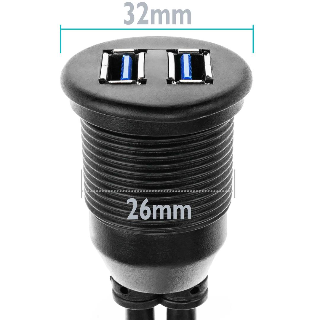 5V USB A maschio a 12V presa accendisigari presa femmina convertitore per  accendisigari auto registratore di guida DVR Dash Camera GPS (inferiore a 8
