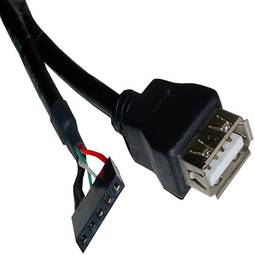 Câble USB 2.0 á 5 broches sur 30cm AH (5P-H/AH)