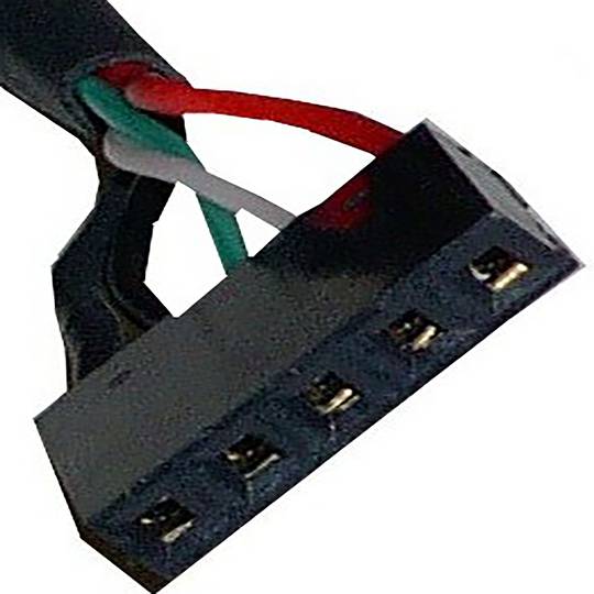 USB 2.0 de 5 pinos para 30 centímetros AH (5P-H/AH)