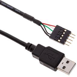 Câble USB 2.0 á 5 broches pour AM 30cm (5P-M/AM)