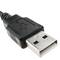 Cabo extensão USB embutido para painel 2.0 1 m Tipo-A macho para fêmea