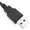 Cabo extensão USB embutido para painel 2.0 1 m Tipo-A macho para fêmea