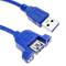 Cable allargador USB 3.0 per encastar a panell de 50 cm tipus A Mascle a Femella