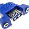 Cable allargador USB 3.0 per encastar a panell de 50 cm tipus A Mascle a Femella