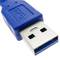 Cable allargador USB 3.0 per encastar a panell de 50 cm tipus A Mascle a Femella