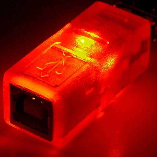 ORANGE LED USB Adapter (AM/BH)