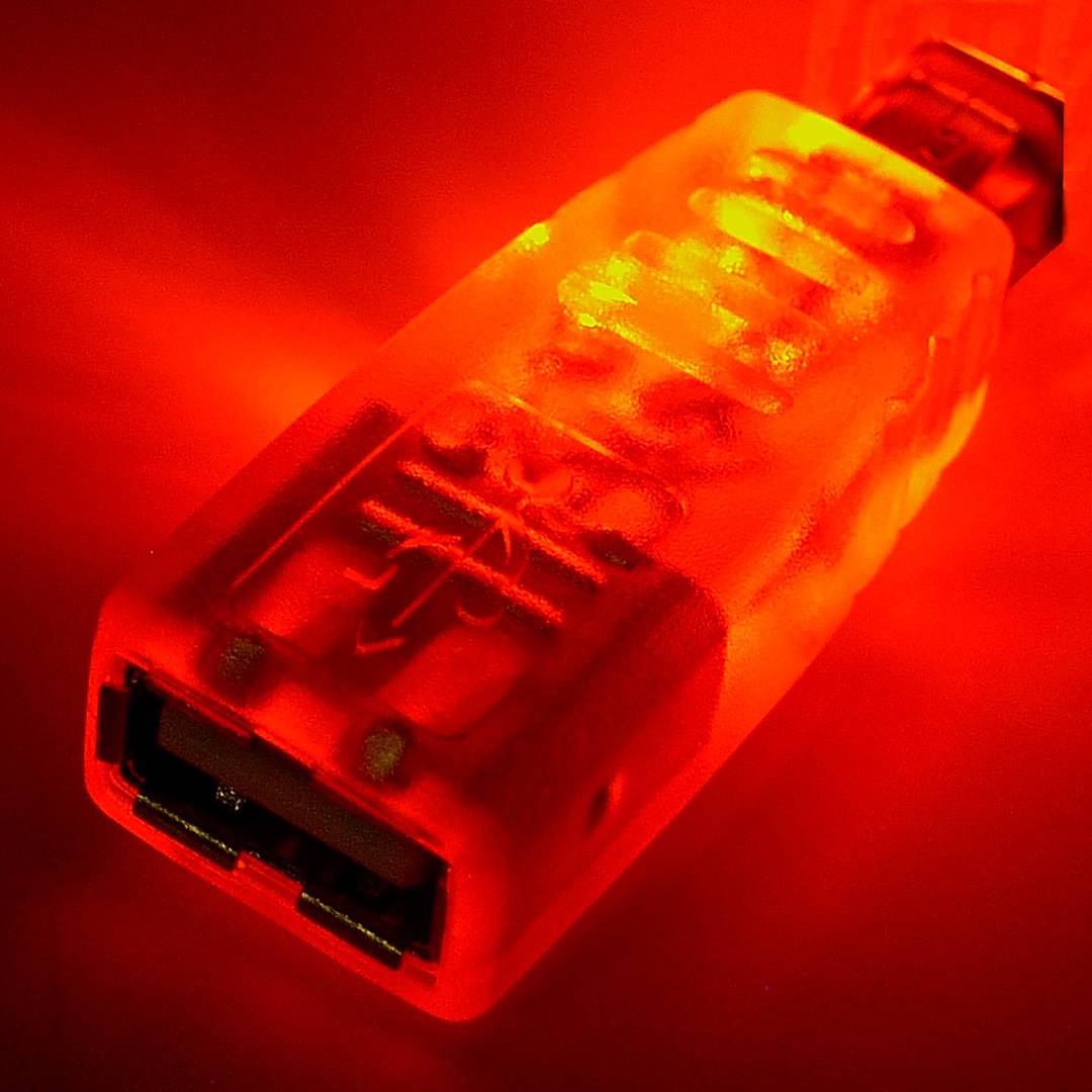 ORANGE LED USB Adapter (AH/BM)