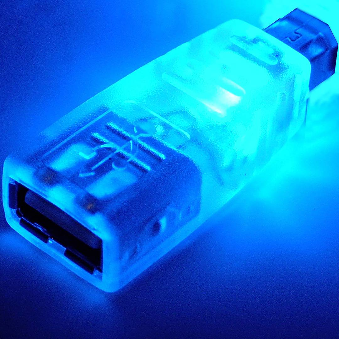 BLUE LED USB Adapter (AH/BM)