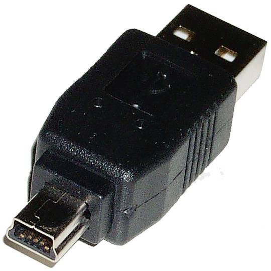 Adaptador USB (AM/MiniUSB5pin-M) Tipus B