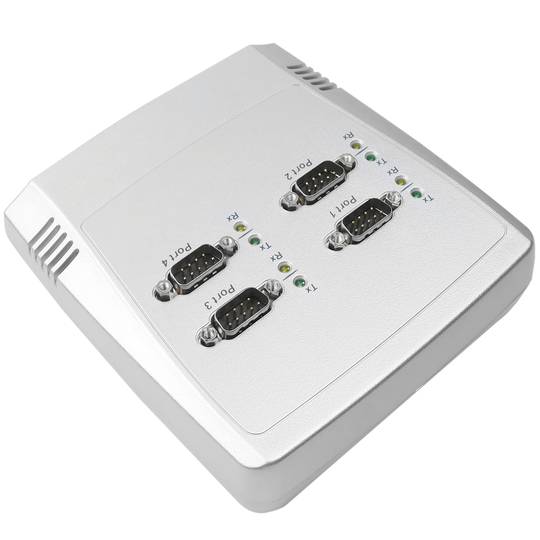 Adaptateur USB vers RS-232 Titan 4-Port (AM/4xDB9M) (USB-Powered)