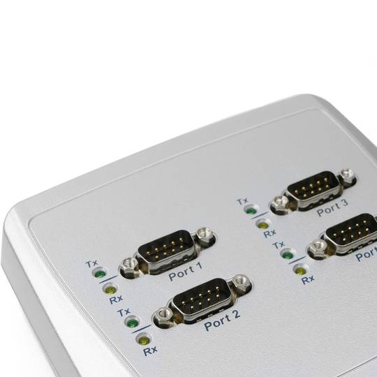 Adaptateur USB vers RS-232 Titan 4-Port (AM/4xDB9M) (USB-Powered)