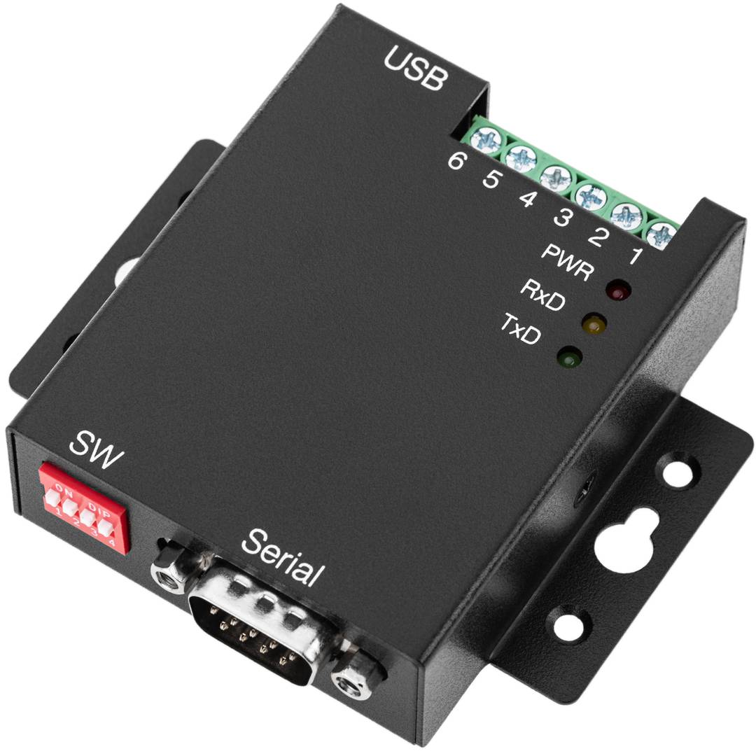 Adaptador USB a RS-422 RS485 Titan PRO 1-Port DINRail USBCOMiSIM