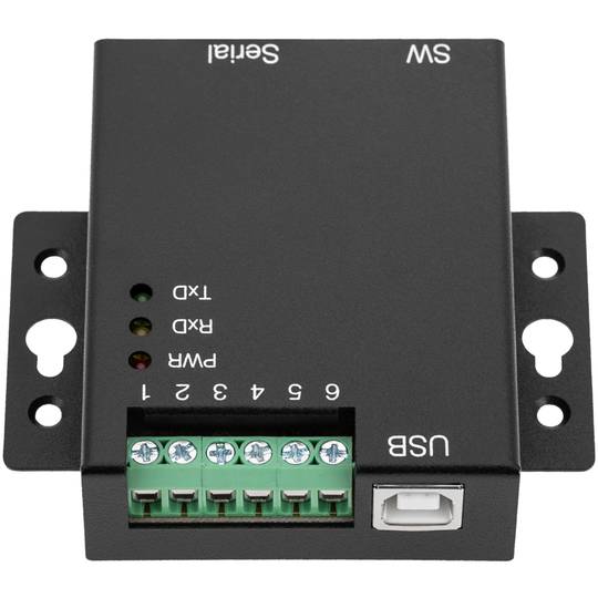 Adaptador USB a RS-422 RS485 Titan PRO 1-Port DINRail USBCOMiSIM