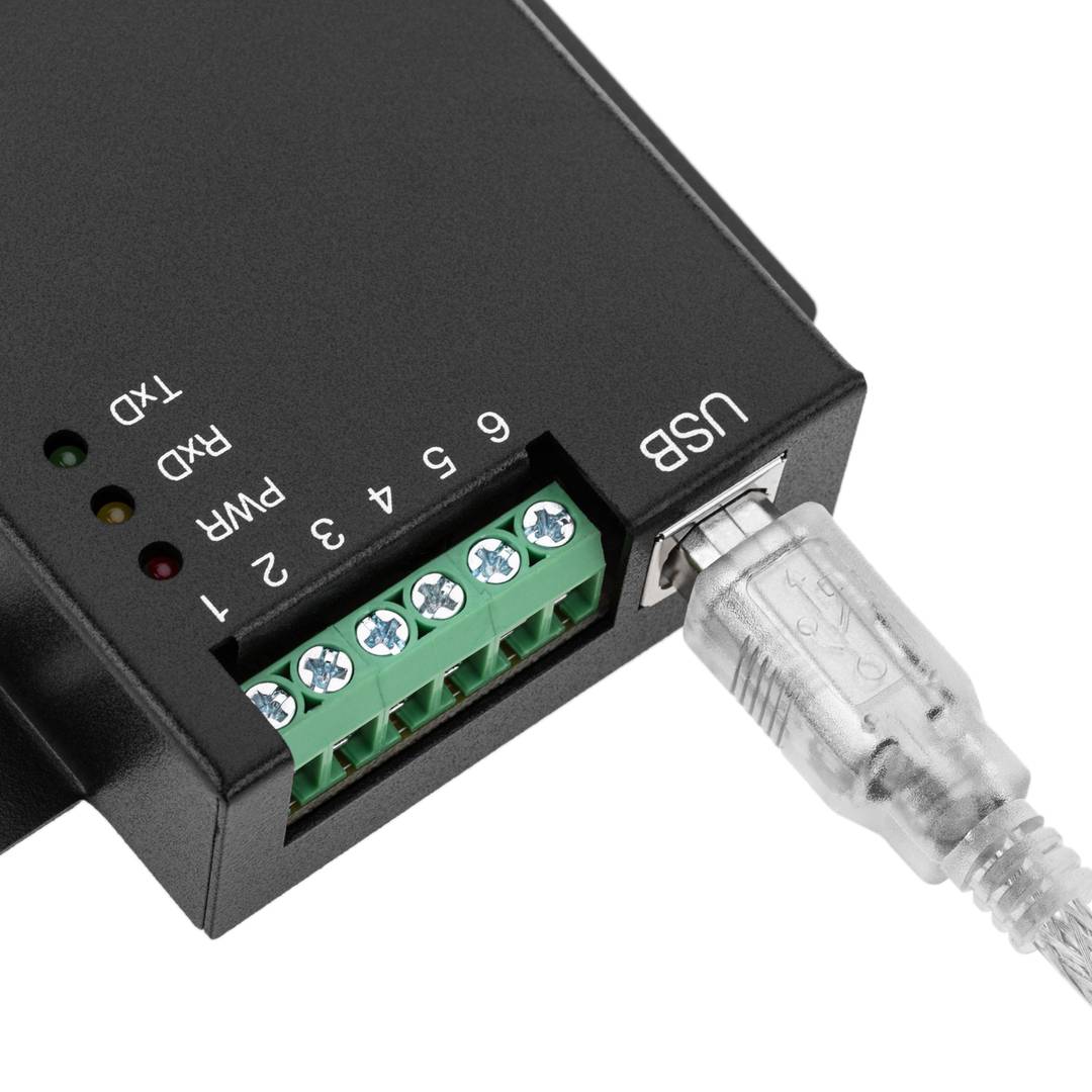 Adaptador USB a RS-422 RS485 Titan PRO 1-Port DINRail USBCOMiSIM