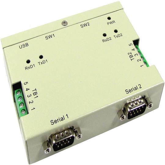 USB para RS-422/485 Titan (2-Porto DINRAIL)