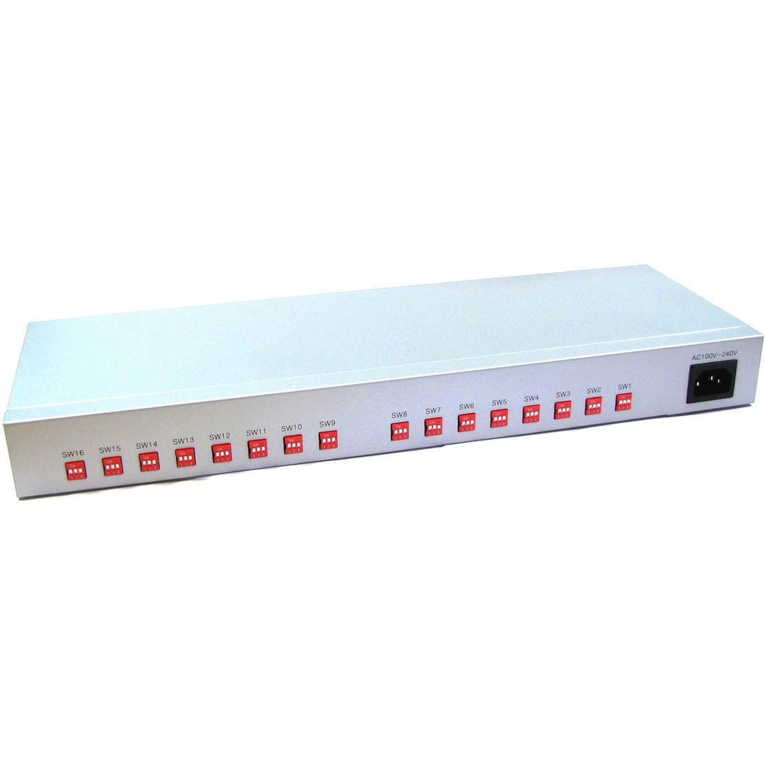 Adaptador USB a RS-422/485 Titan (16-Port DINRail/Rack19 1U)