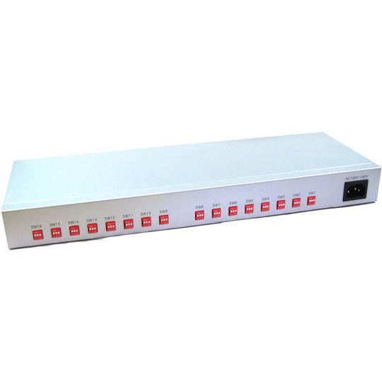 Adaptador USB a RS-422/485 Titan (16-Port DINRail/Rack19 1U)