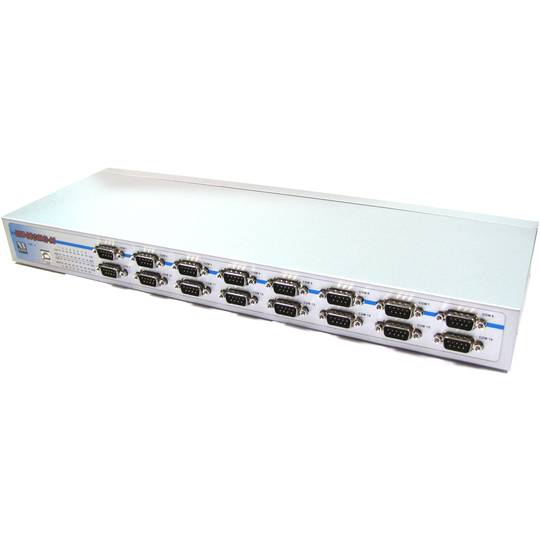 Adaptador USB a RS-422/485 Titan (16-Port DINRail/Rack19 1U)