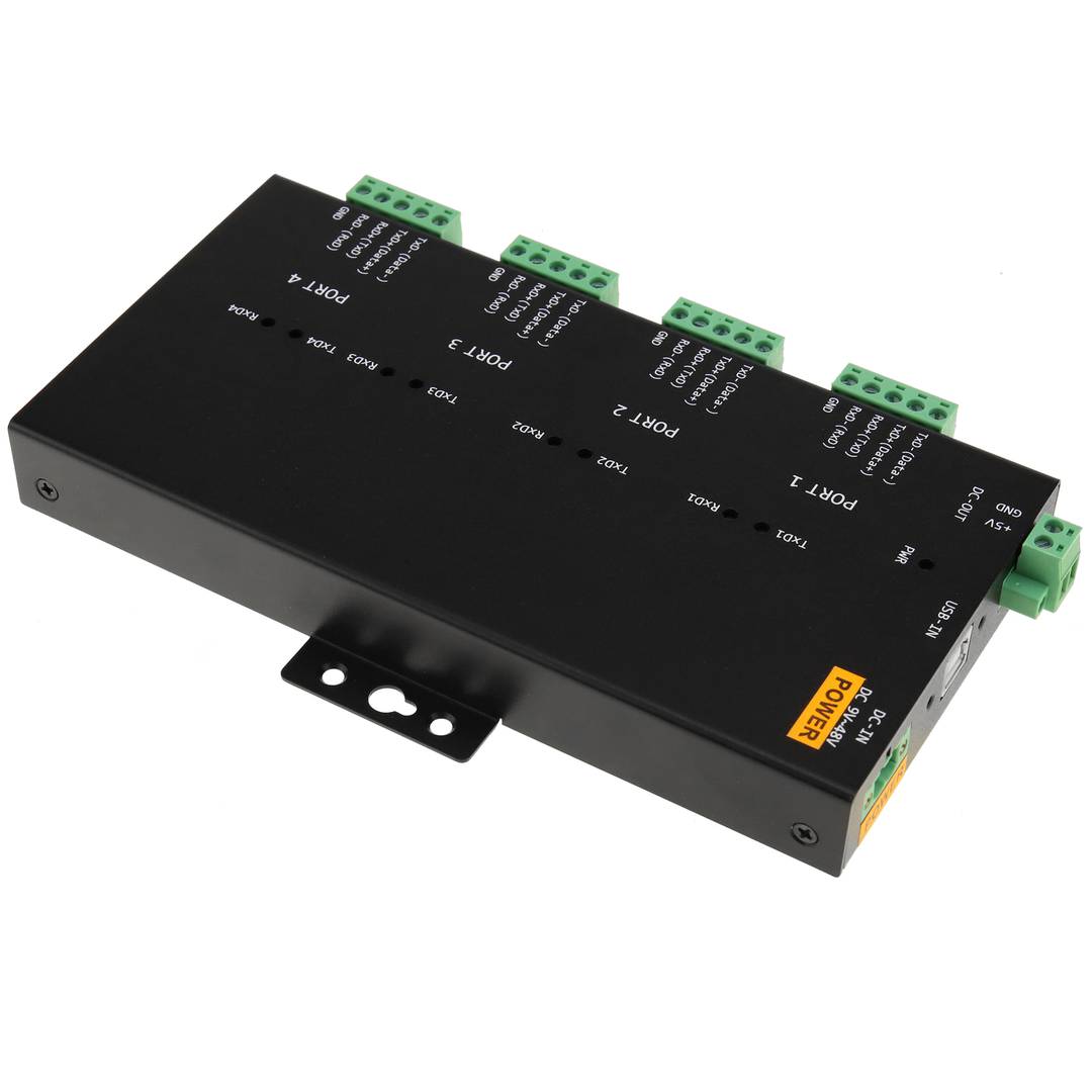 Industrial USB 2.0 adapter to RS232 RS422 RS485 4-port